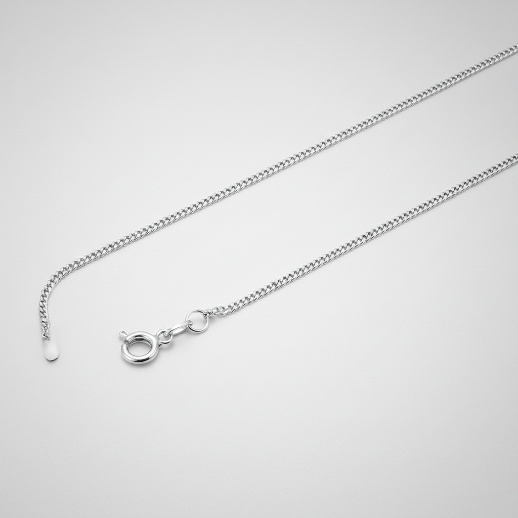 CADENA BARBADO FINA PLATA DE LEY PCA0700