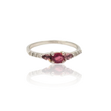 SORTIJA  DIAMANTES Y RUBIES 18K-S003