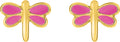 PENDIENTES MARIPOSA