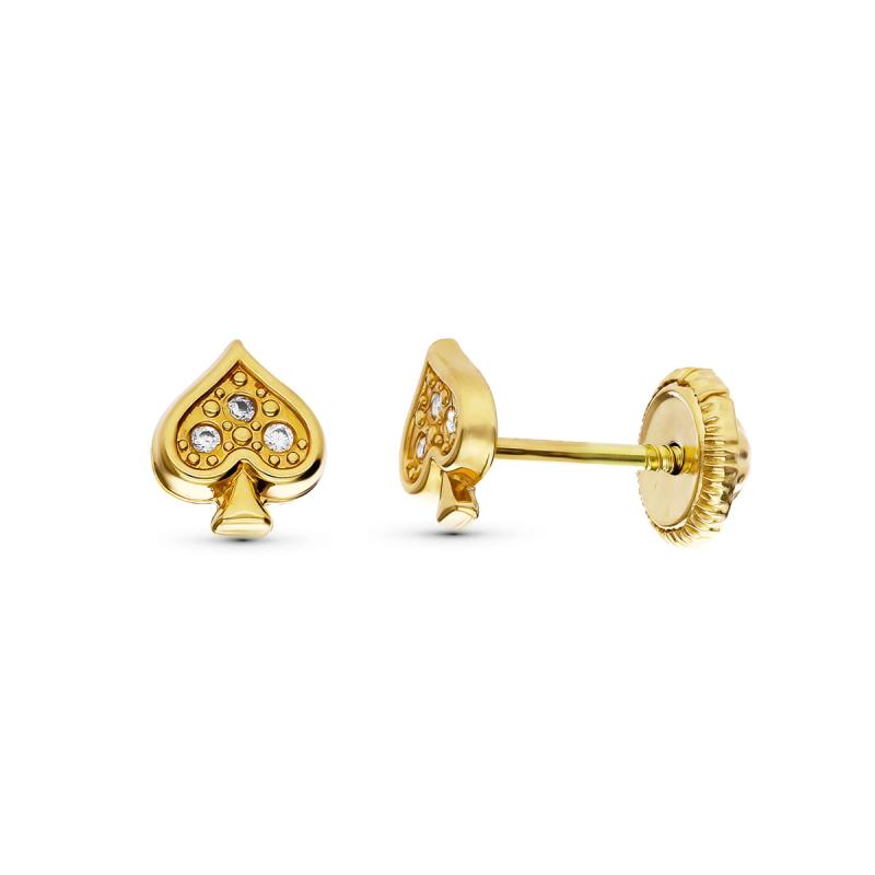 MINI PENDIENTES PICAS CON CIRCONITAS