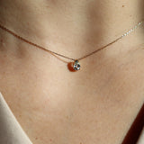 COLLAR LAGRIMA TOPACIO AZUL