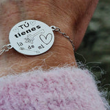 PULSERA TÚ TIENES LA LLAVE  ENAMORADO