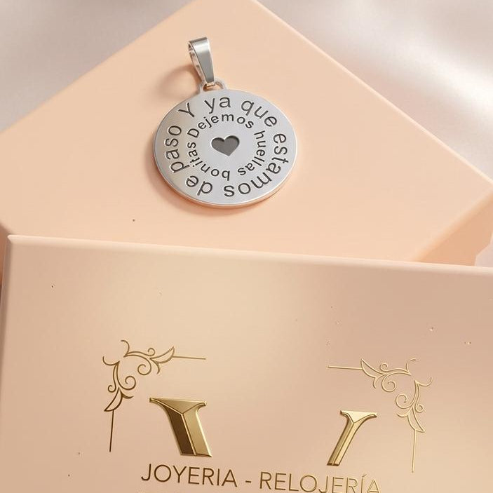 MEDALLA FRASE DISEÑO