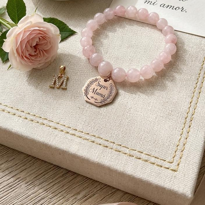 PULSERA PIEDRAS SUPER MAMÁ