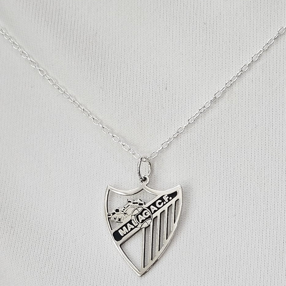 COLLAR PLATA DE LEY MALAGÁ F.C.