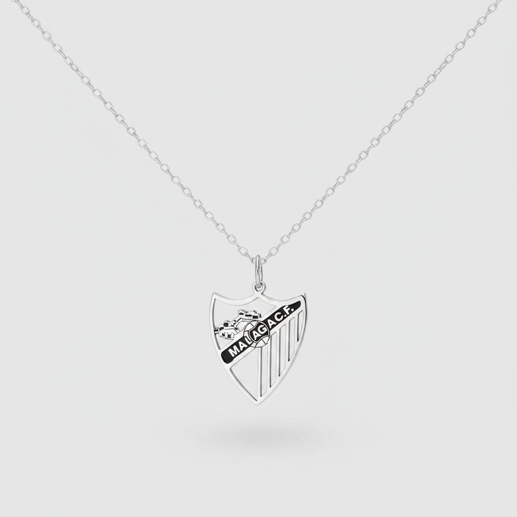 COLLAR PLATA DE LEY MALAGÁ F.C.