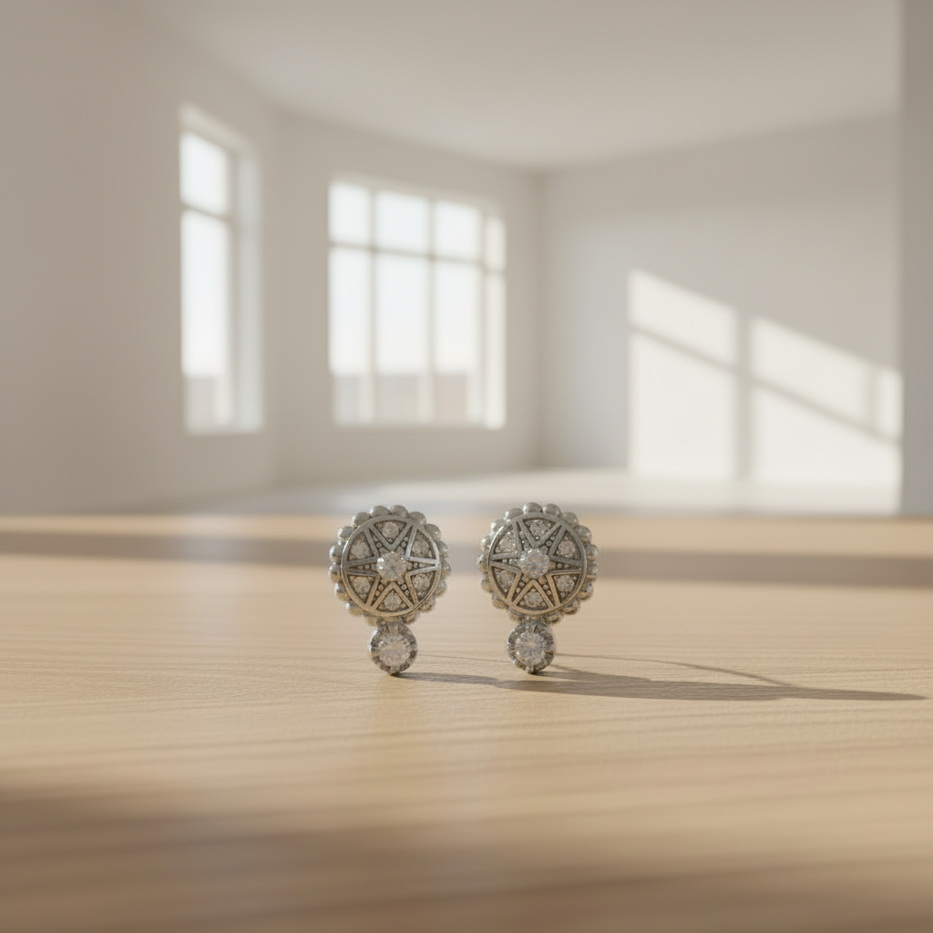 PENDIENTES PLATA DE LEY CIRCONITAS CLIP II