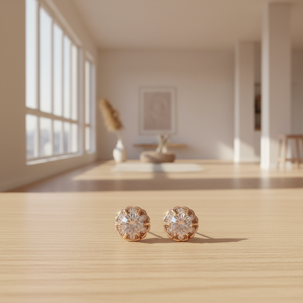 PENDIENTES PLATA DE LEY OMEGA