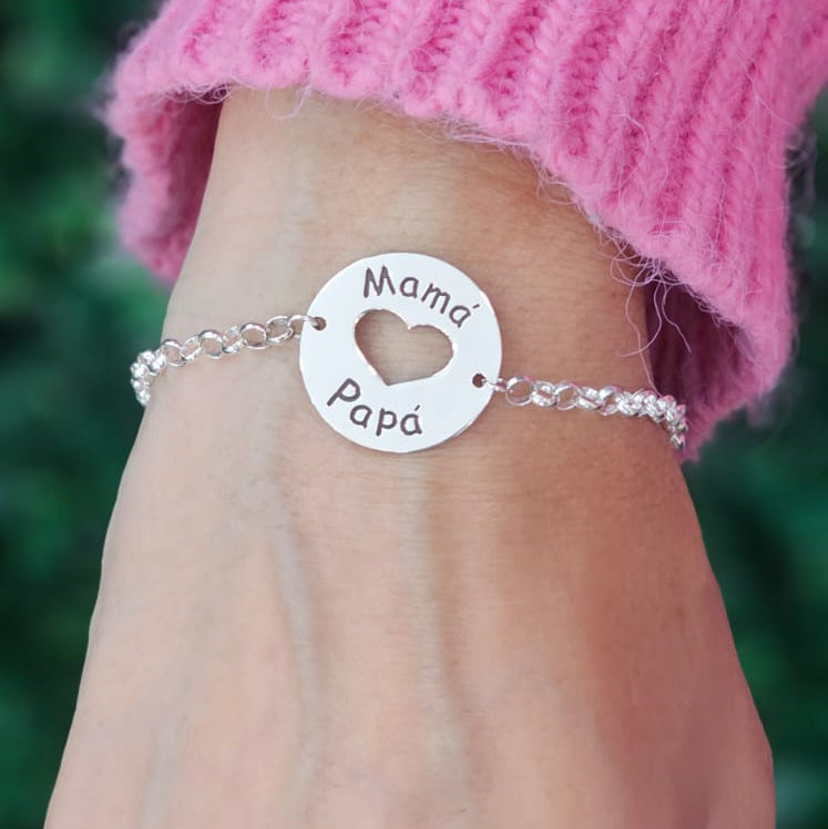 PULSERA CORAZÓN CALADO