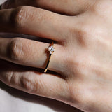 SORTIJA CON DIAMANTE  - 9KLGD180Y