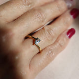 SORTIJA CON AGUA MARINA  - 197733.M0