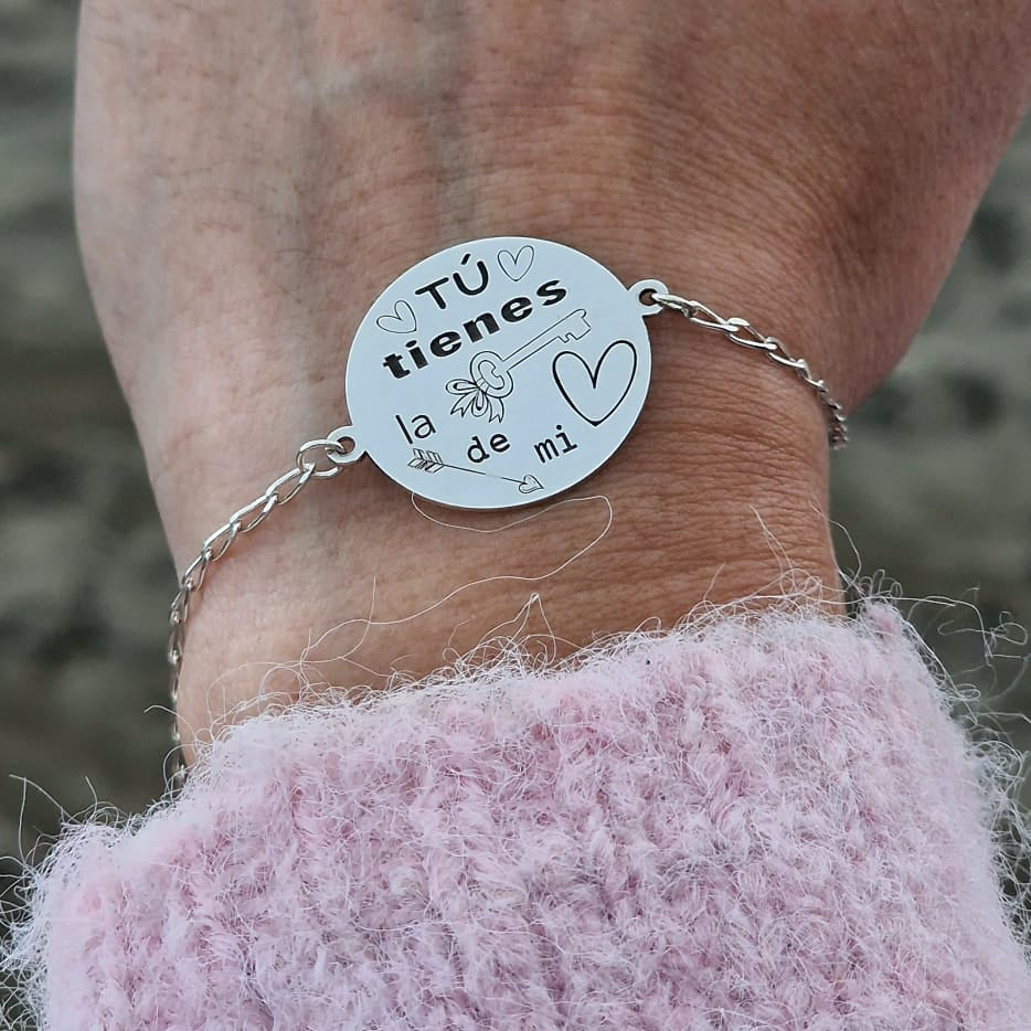 PULSERA TÚ TIENES LA LLAVE  ENAMORADO