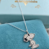 COLGANTE SNOOPY PLATA DE LEY