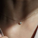 COLLAR LAGRIMA AGUAMARINA