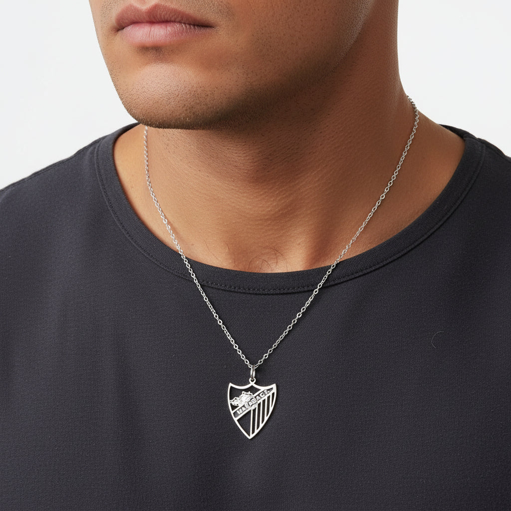 COLLAR PLATA DE LEY MALAGÁ F.C.
