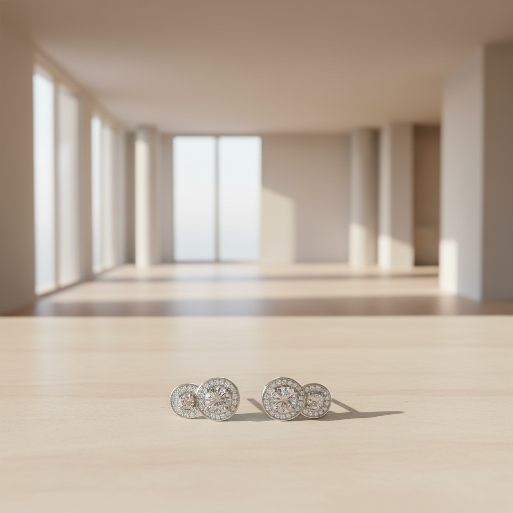PENDIENTES PLATA DE LEY CIRCONITAS CLIP