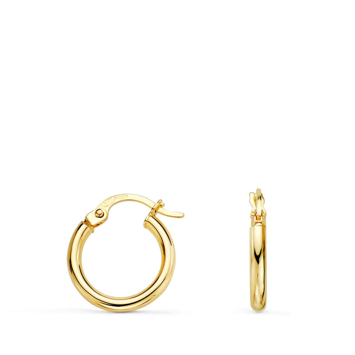 PENDIENTES AROS TUBO 10 MM 650068.3