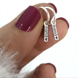PENDIENTES AROS MAMA