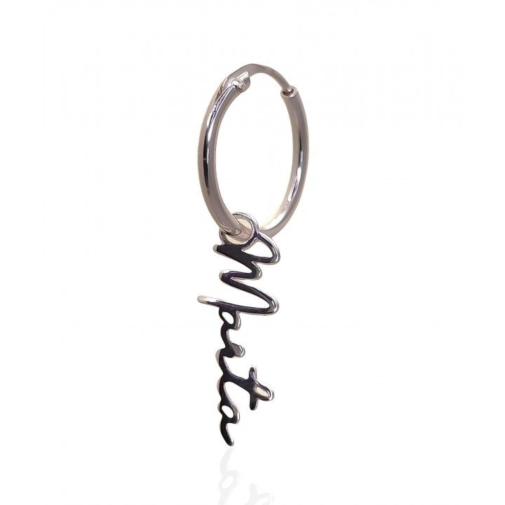 PENDIENTES AROS NOMBRE PERSONALIZADOS