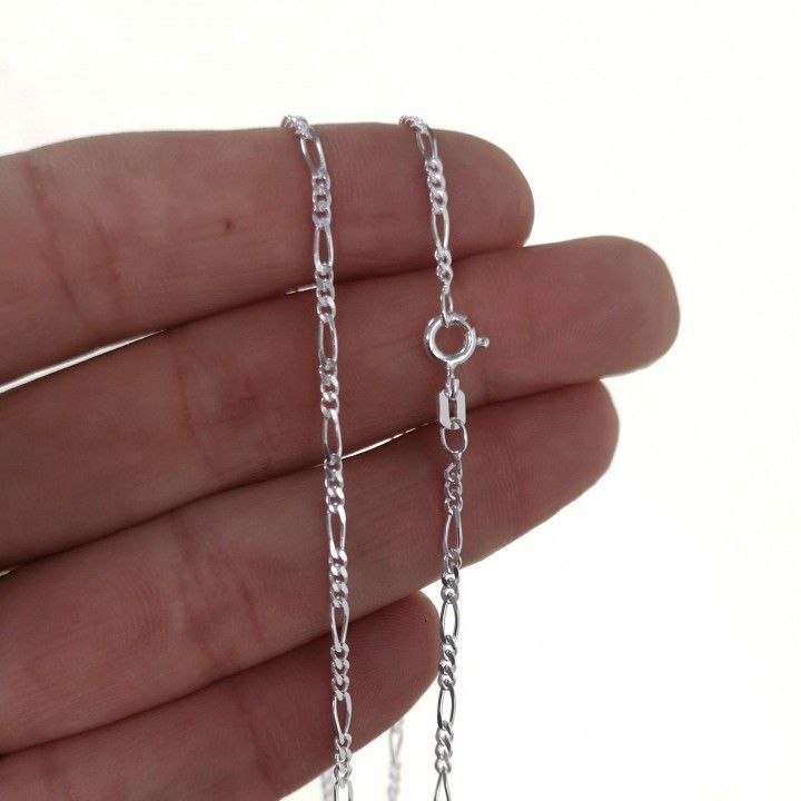 CADENA 3X1 PLATA DE LEY 45CM 13801D