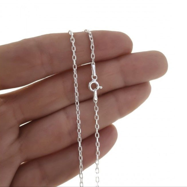 CADENA FORZADA OVAL PLATA DE LEY 26442D