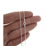 CADENA FORZADA OVAL PLATA DE LEY 26442D