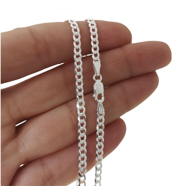 CADENA BARBADO PLATA DE LEY 25416D