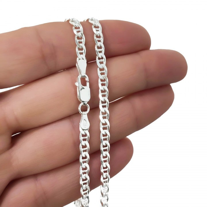 CADENA MARINA 50CM PLATA DE LEY PCA0018C