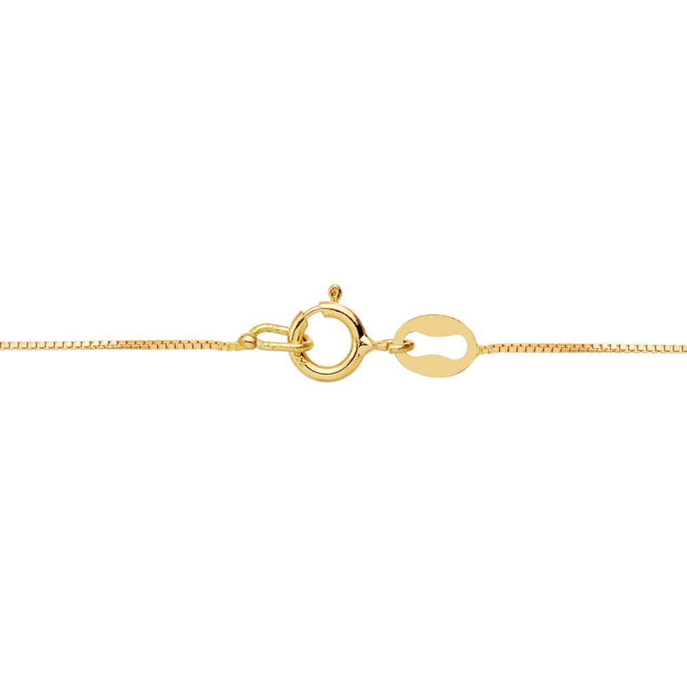COLLAR CHATÓN CIRCONITA ORO AMARILLO
