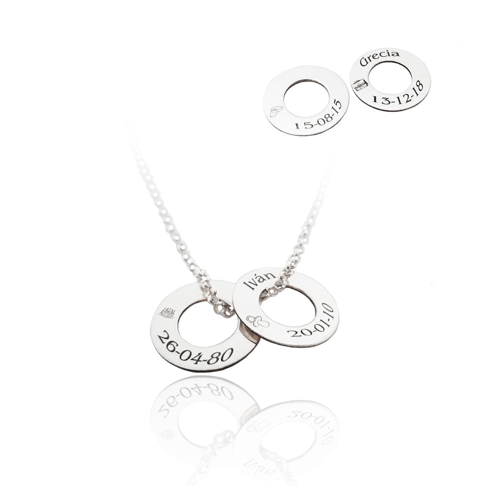 COLLAR DISCO PERSONALIZADOS