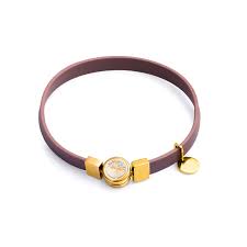 Pulsera Eco De Acero Reciclado Correa Vegana Gris 75341P01000