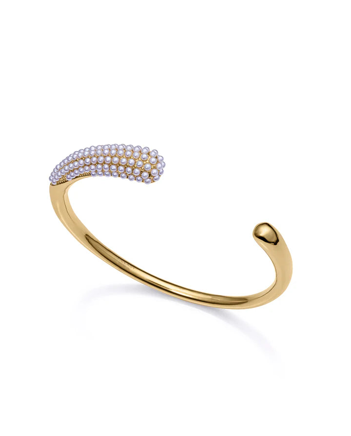 Pulsera Chic rígida de acero con Ip dorado 15150P01012