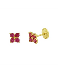 PENDIENTES 4 CIRCONITAS ROSAS