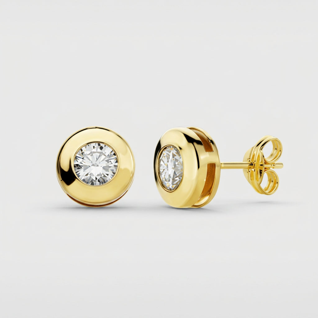 PENDIENTES ROSMI 6MM