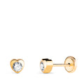PENDIENTES CORAZON CIRCONITA 18K-P248