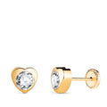 PENDIENTE CORAZÓN CIRCONITAS 18K-P248