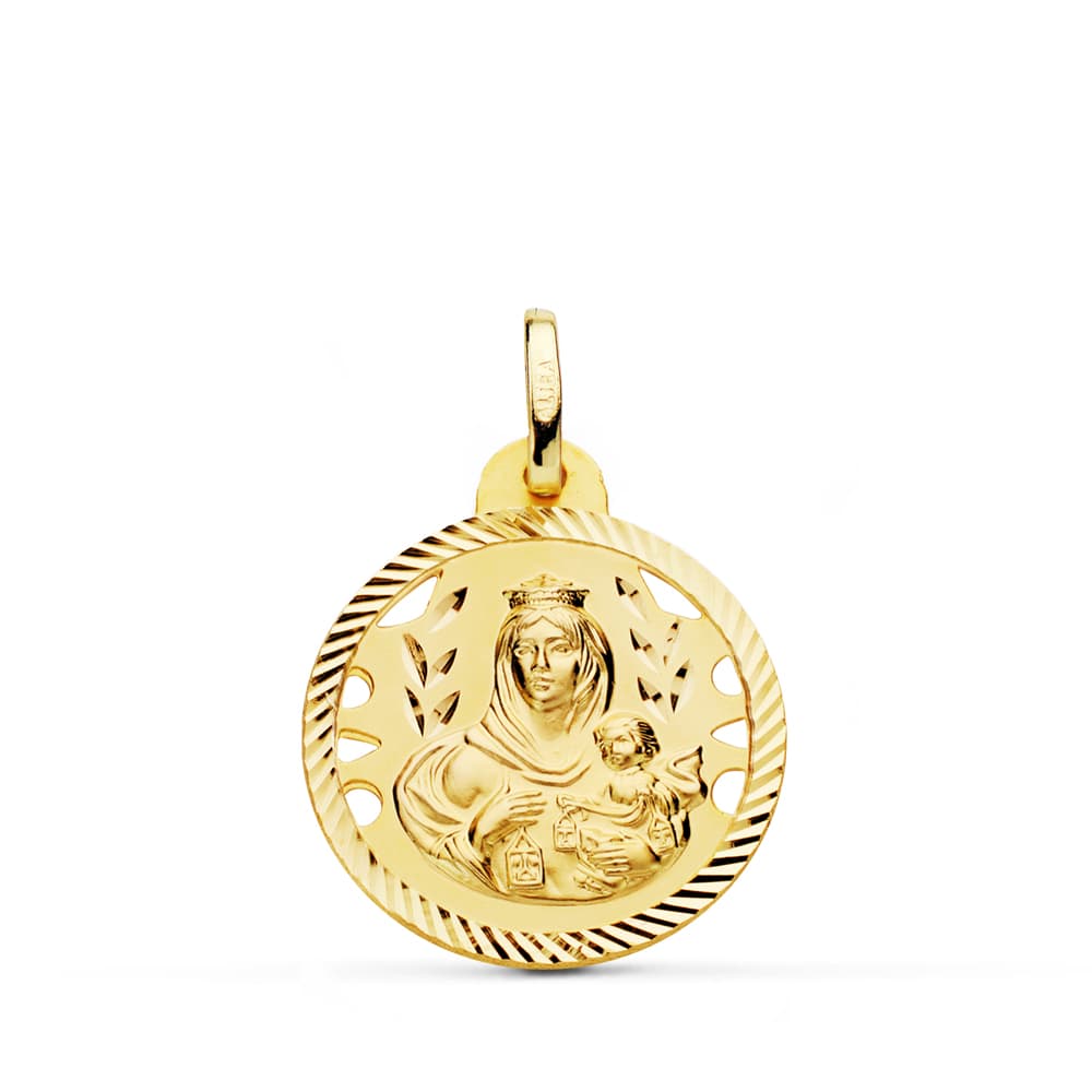 MEDALLA VIRGEN DEL CARMEN CALADA HELICE 20MM   - 9K5002-420