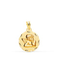 MEDALLA ANGELITO BURLON  ORO 9K P9337-316