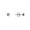 PENDIENTE CHATON 4MM S925-055