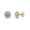 PENDIENTES CIRCONICAS 18K-JPS363