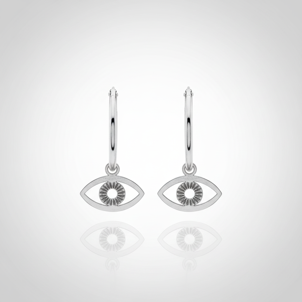 PENDIENTES AROS OJOS PERSONALIZADO