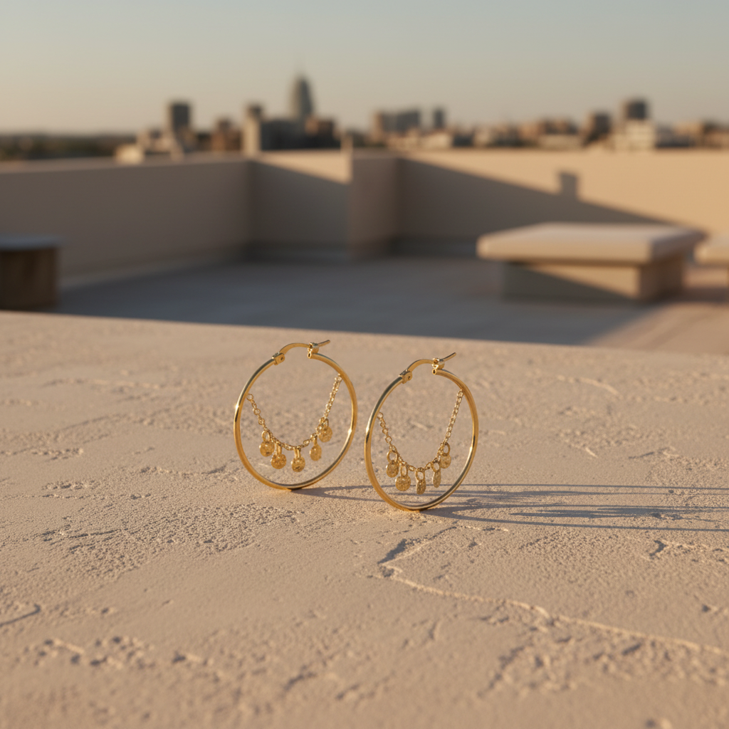 PENDIENTES AROS MIA - LAF6135A-D
