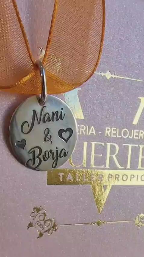 MEDALLA RAMO DE BODAS IIIII