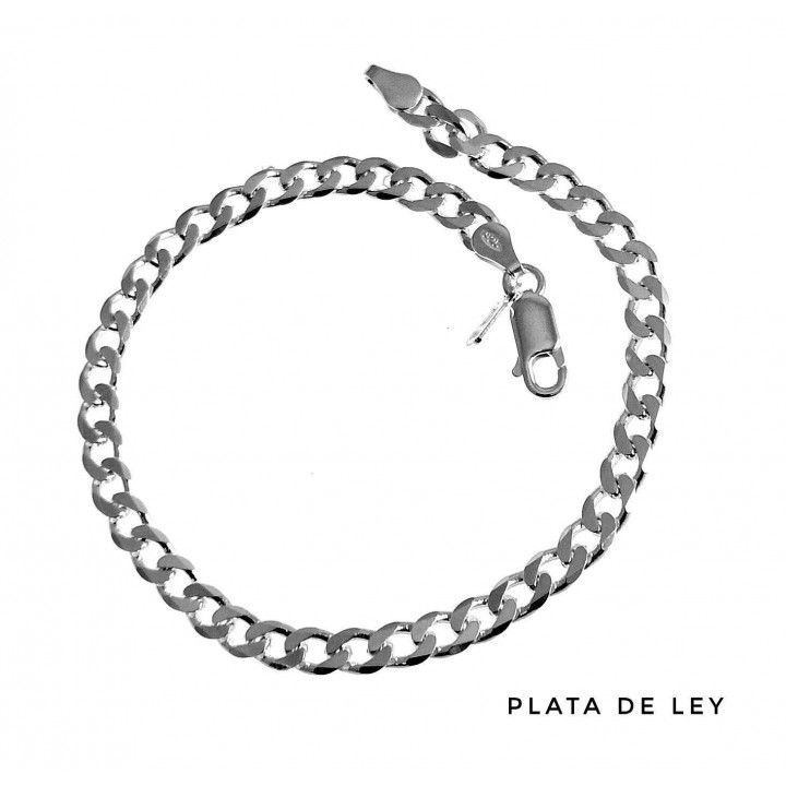 PULSERA PLATA BARBADO S925-408