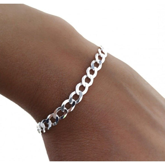 PULSERA PLATA BARBADO S925-408