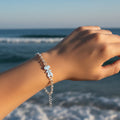 Pulsera Plata de Ley Silueta Niños