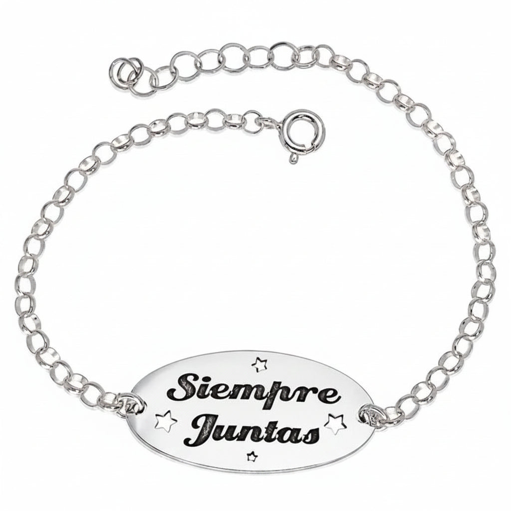 PULSERA AMIGAS ESTRELLAS CALADAS