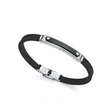 Pulsera HEAT de silicona negra 14008P01010