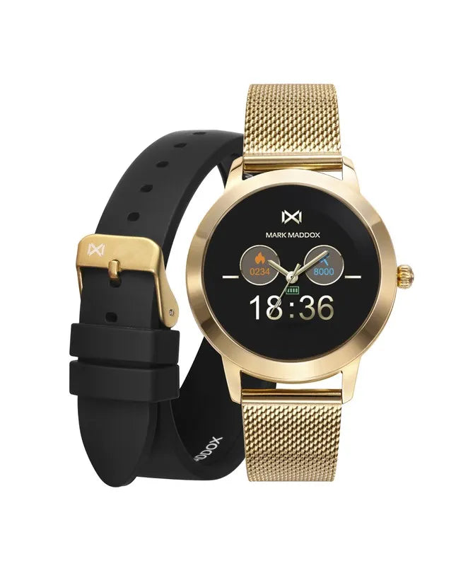 Reloj Smartwatch MS0001-90 Dorado Esterilla