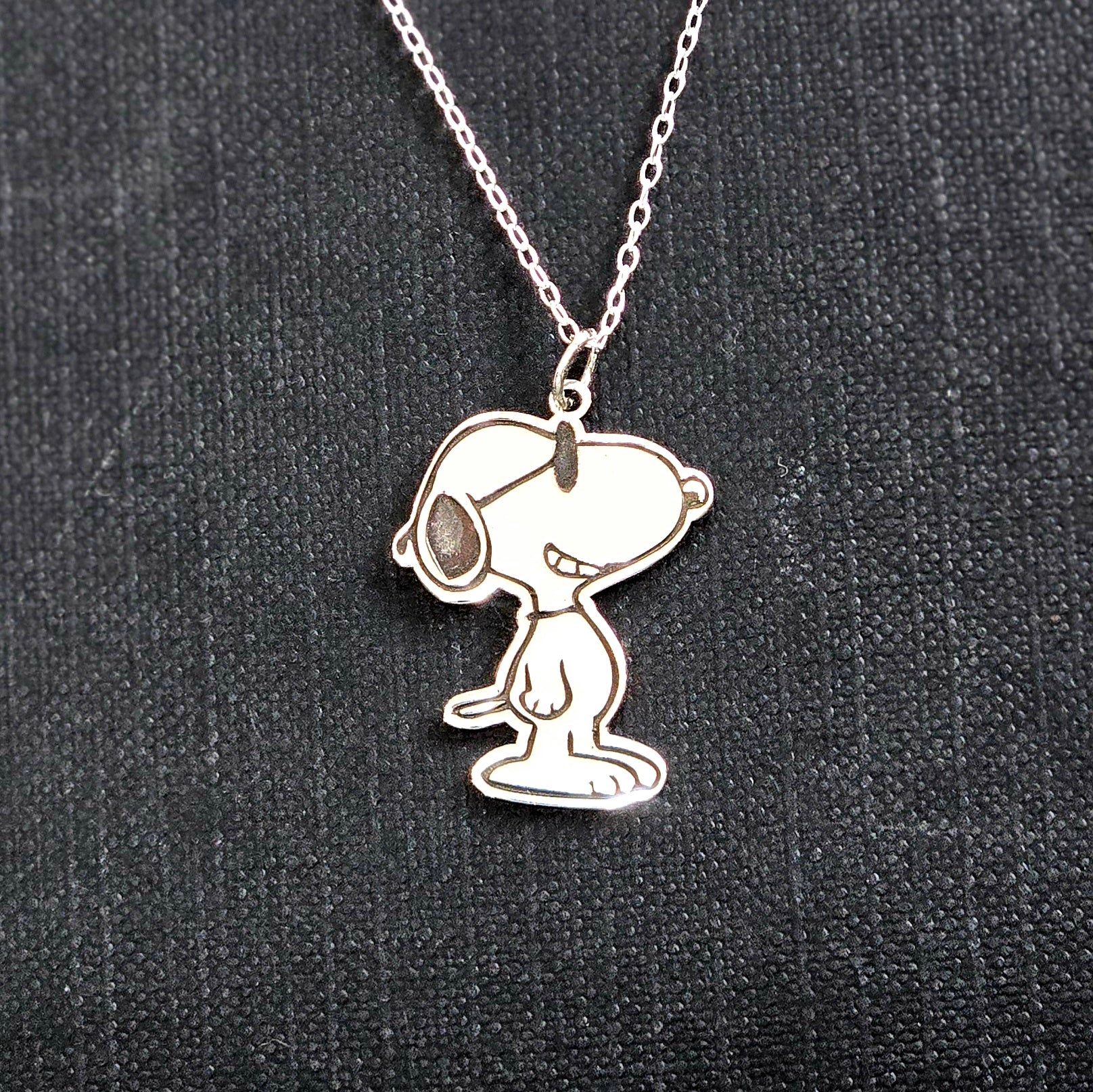 COLGANTE SNOOPY PLATA DE LEY